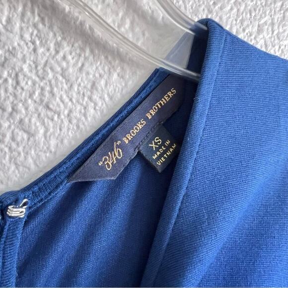 346 Brooks Brothers Women's Knit Knee Length Front Pocket Shift Dress - Picture 4 of 10